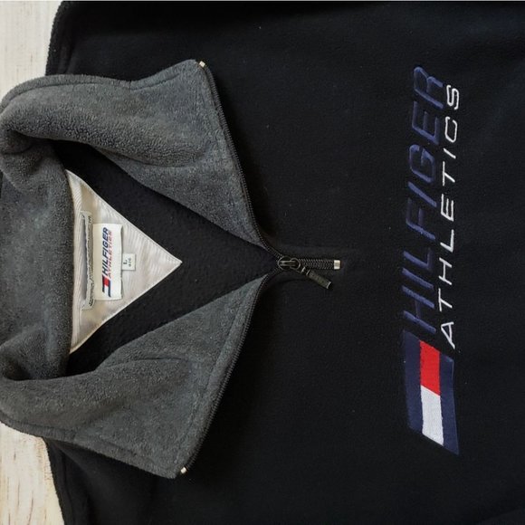 VINTAGE '90s TOMMY HILFIGER FLEECE JACKET - Picture 7 of 9
